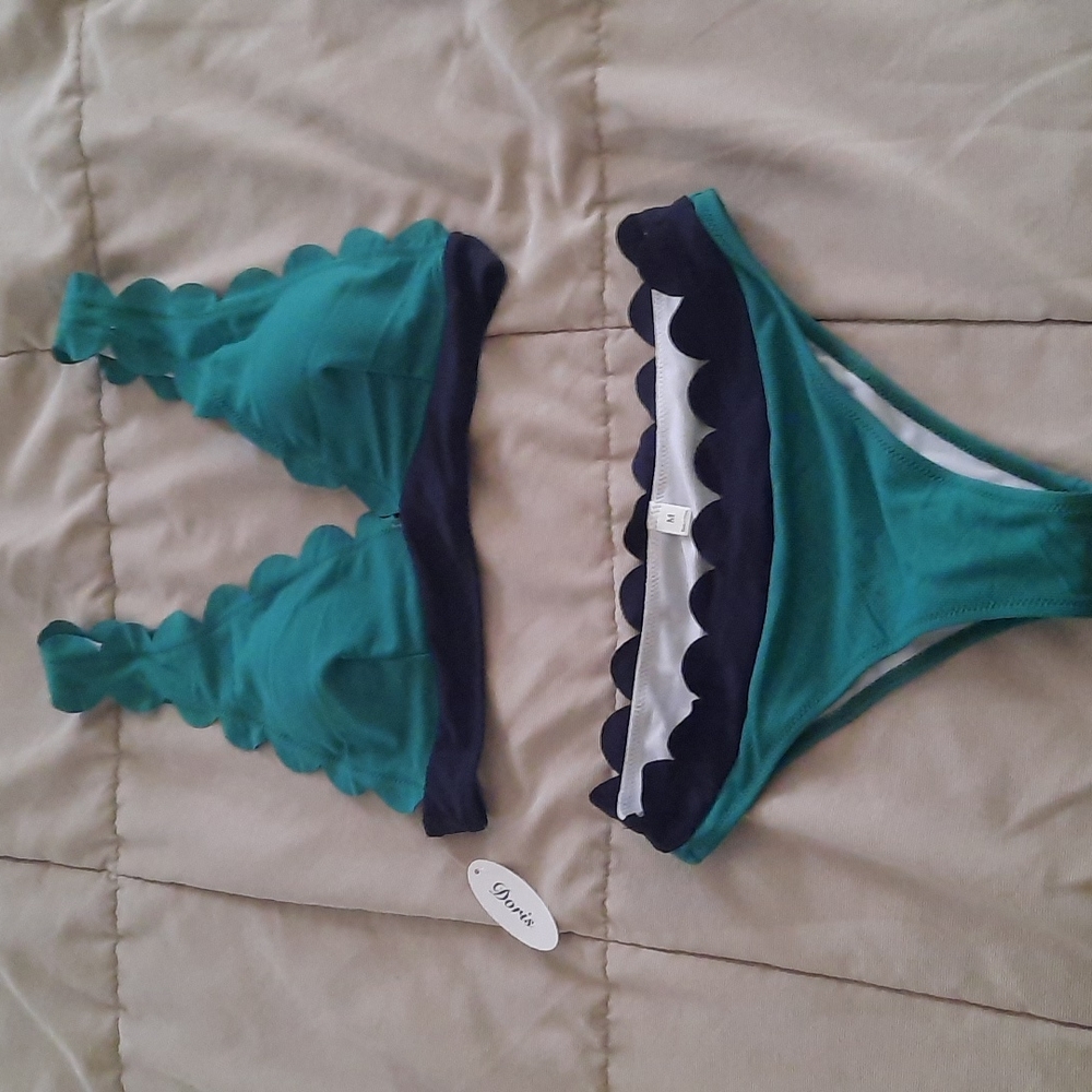 Two piece swim suit
